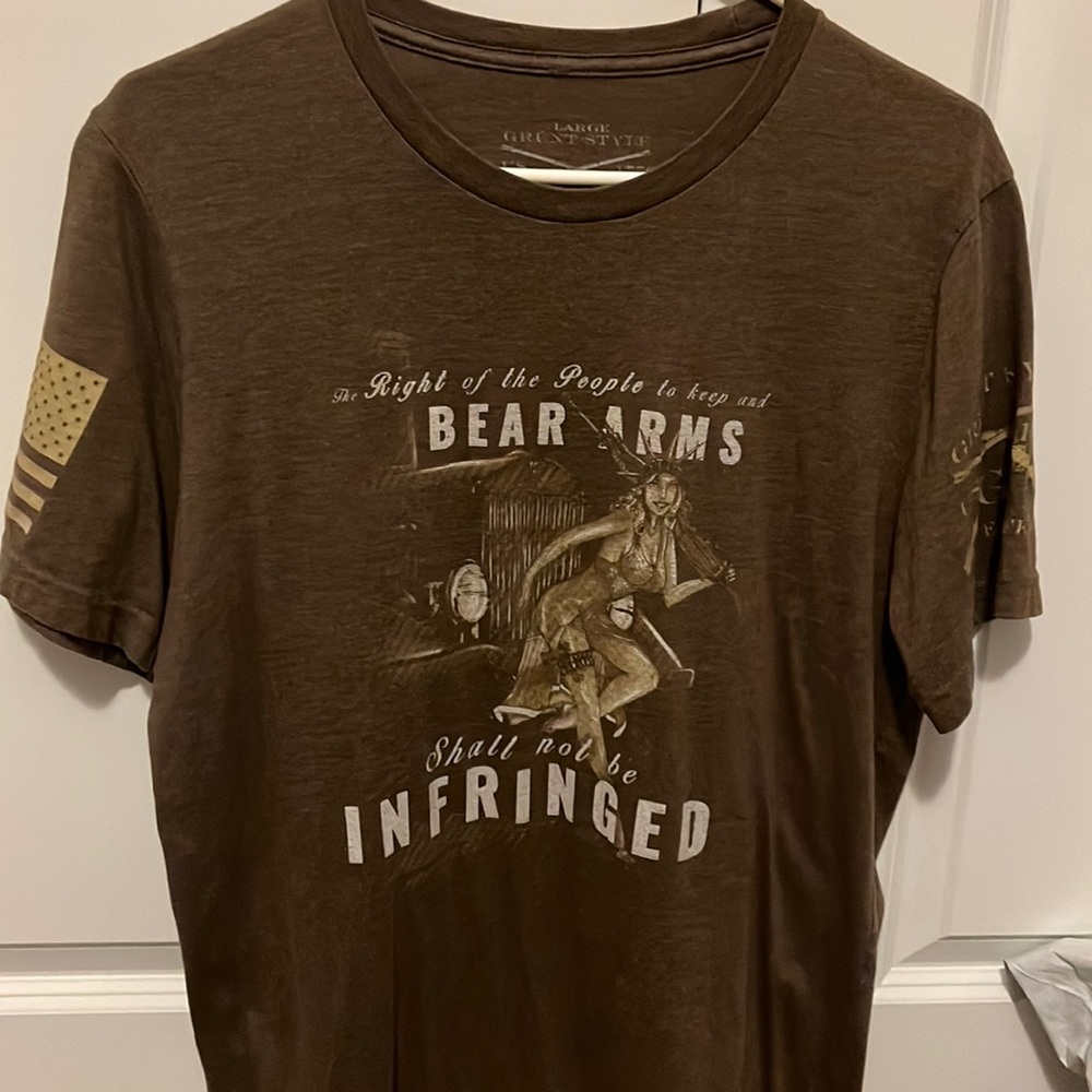 Mens Brown Grunt Style Shirt